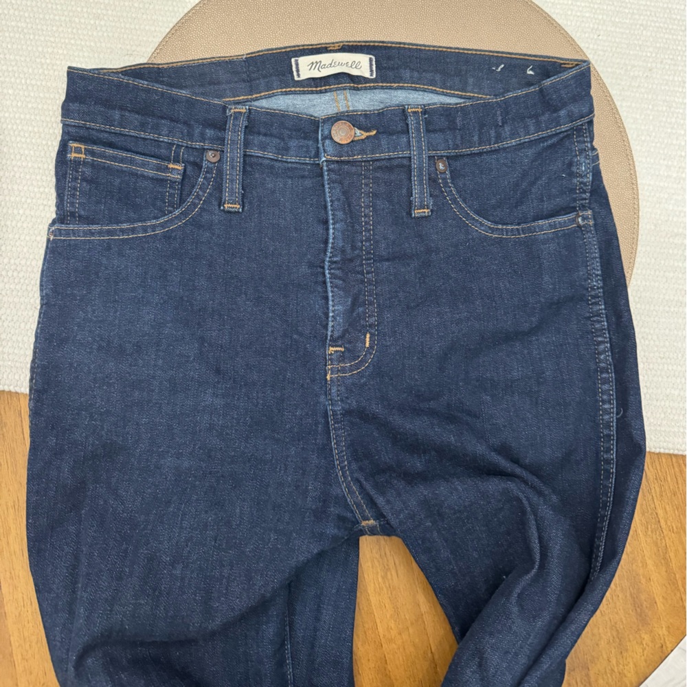 Madewell Dark Wash 10 inch High Ride Skinny Jean Size 28